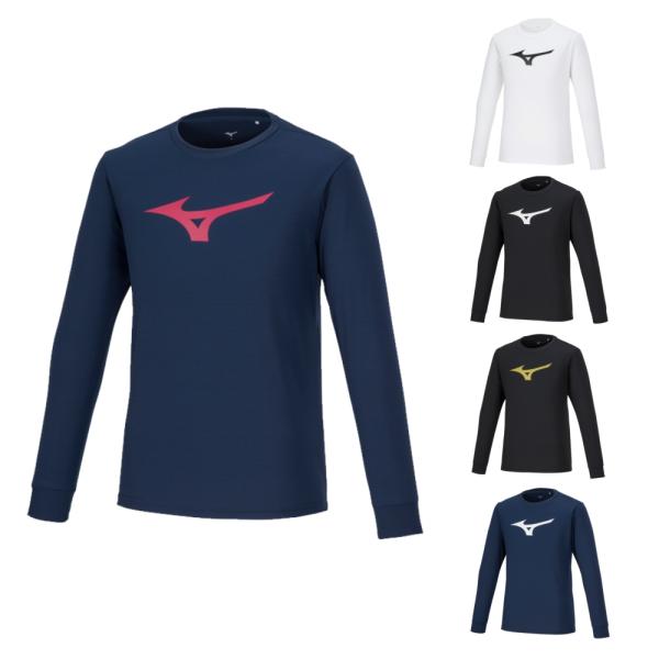 ミズノ ビッグランバードロゴ 長袖Tシャツ TL 長袖Tシャツ 32MAA157 2024SS