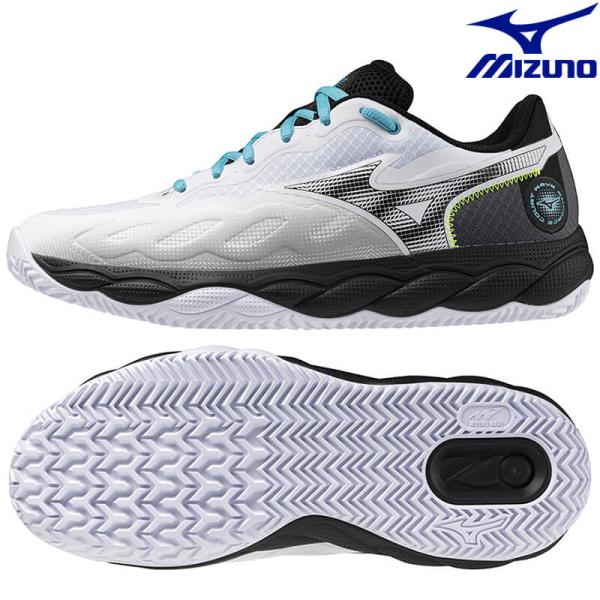 ミズノ テニスシューズ ウエーブエンフォースコート WIDE OC 61GB243109 ユニセック...
