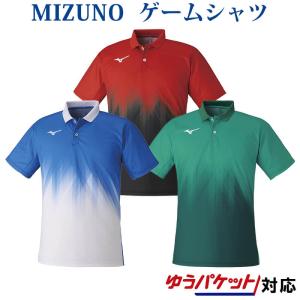 ミズノ クイックドライゲームシャツ 62JA1002 ユニセックス 2021SS ゆうパケット(メール便)対応 バドミントン テニス ソフトテニス｜chispo
