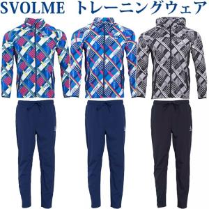 SVOLME（スボルメ） ドット柄ウーブンフーディー・パンツ上下セット