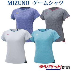 ミズノ ドライサイエンスゲームシャツ 72MA1203 レディース 2021SS ゆうパケット(メール便)対応 バドミントン テニス ソフトテニス｜chispo
