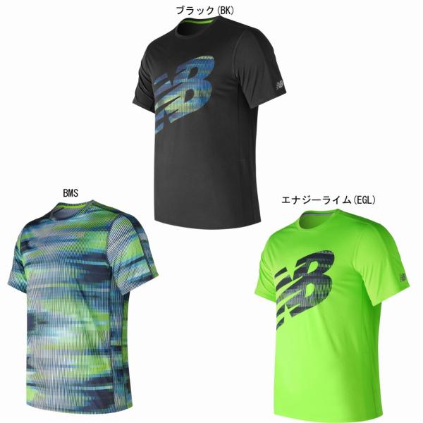 ニューバランスアクセレレイトグラフィックショートスリーブＴシャツAMT73060 ユニセックス Ne...