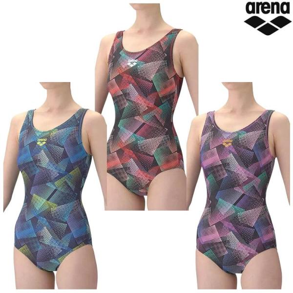 【返品・交換不可】アリーナ フィットネスワンピース（Uバック・差し込みパッド） AS6SWF20L ...