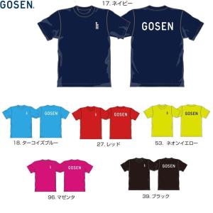 返品・交換不可 ゴーセン 2019年春企画Ｔシャツ ワンポイントロゴ jpt01 ゆうパケット（メール便）対応｜chispo