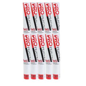 プロフェザー パワフル 10ダース入り1箱 水鳥シャトルコック POWERFUL PF-6510 2025SS バドミントン 羽根 12個入×10本