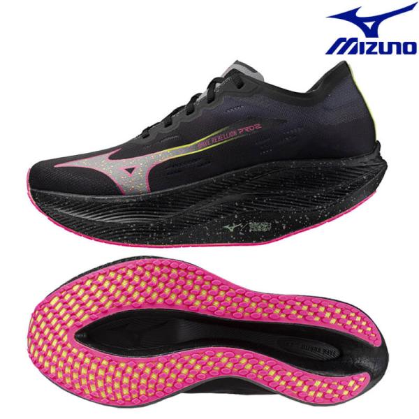 ミズノ ランニングシューズ ウエーブリベリオンプロ 2 U1GD241752 ユニセックス 2024...