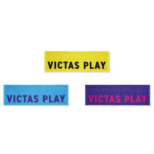 Victas バイカラーテキストロゴスポーツタオル 692201 2022SS 卓球 ゆうパケット(メール便)対応｜chispo