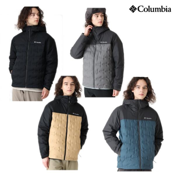 コロンビア グランドトレックIIIダウンフーデッドジャケット WE7857 2024AW ダウンジャ...