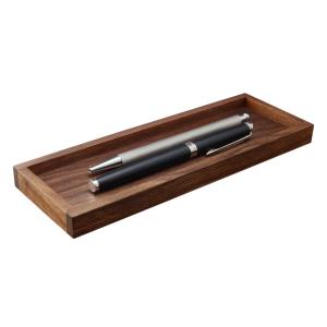 ウッドペンクラフト　ペントレー　ウォルナット ペントレイ ブラックウォールナット L ペン皿 木製 ウォルナット