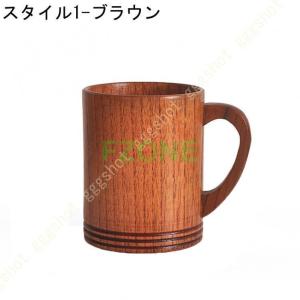 天然木製 ビールジョッキ ビアジョッキ エール...の詳細画像2