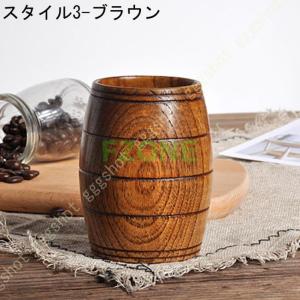 天然木製 ビールジョッキ ビアジョッキ エール...の詳細画像4