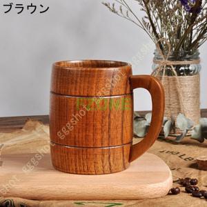 天然木製 ビールジョッキ ビアジョッキ エール...の詳細画像5