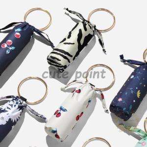 五段折り折りたたみ傘 ひんやり傘 晴雨兼用 手動...の商品画像