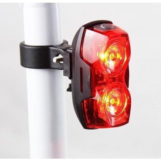 自転車ライト テールライト リアライト 電池式 小さめ 自転車用ライト 明るい 取り付け簡単 装着簡...