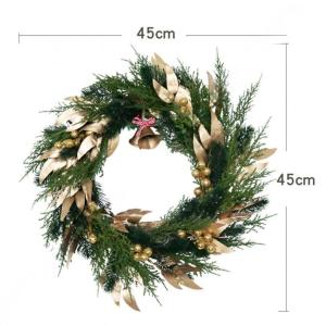 クリスマスリース リスマス花輪 壁掛け 玄関飾...の詳細画像5