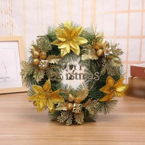 クリスマスリース ナチュラル かわいい 壁掛け...の詳細画像2