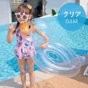 浮き輪 子供用 足入れ フロート 70cm あ...の詳細画像2