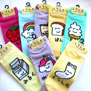 レディースソックス アンクルソックス  おえかきさん