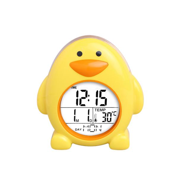 置き時計 デジタル時計 時計 置時計 コンパクト 可愛い ひよこ ヒヨコ イエロー