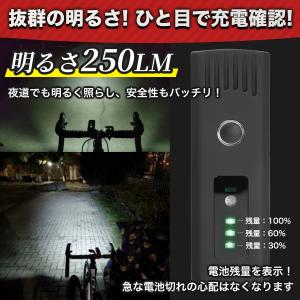 自転車 ライト 自転車ライト 後付け usb充...の詳細画像4