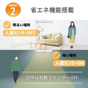 人感センサーライト 室内 センサーライト US...の詳細画像3