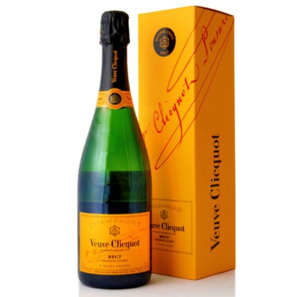 ヴーヴクリコ イエローラベル  並行品　ギフトパック箱付　750ml ブリュット　