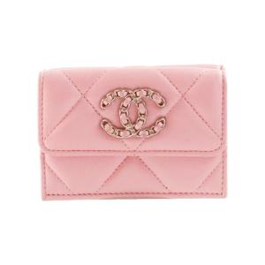 CAMELIA シャネル 財布 レディース カメリア 三つ折り財布 コンパクト