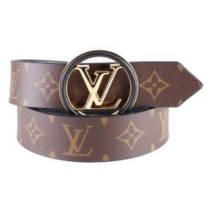 □美品□ ルイヴィトン サークルリバーシブル ベルト モノグラム GP  