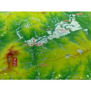 No.292Lサイズ(20cm×15cm×2cm)  日本百名山の3D立体地図