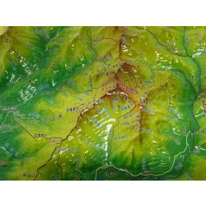 No.552Lサイズ(20cm×15cm×2cm)  日本百名山の3D立体地図