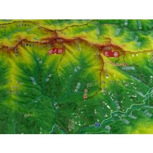 No.802Lサイズ(20cm×15cm×2cm)  日本百名山の3D立体地図