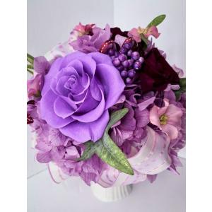 花 ギフト プリザーブドフラワー 古希/喜寿/傘...の商品画像