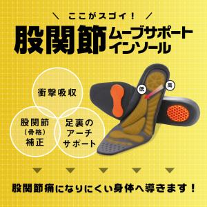 股関節ムーブサポートインソール 衝撃吸収 アー...の詳細画像4