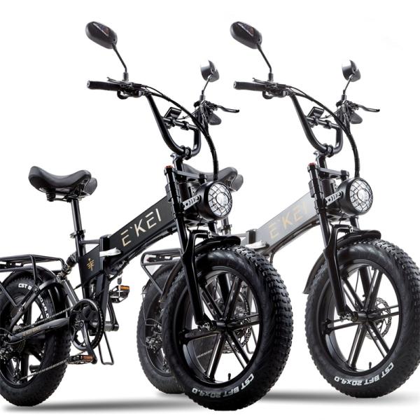 両輪駆動 電動バイク E’KEI F7 50cc 500Wダブルモーター 原付バイク 原付一種 前後...