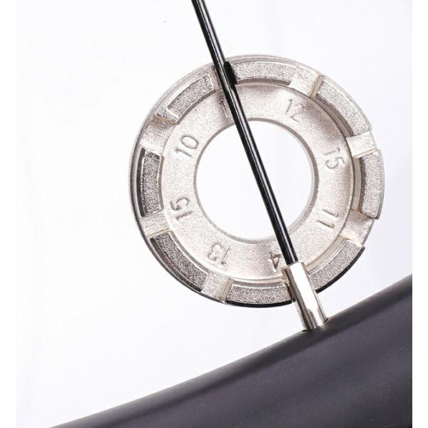 スポークレンチ ニップル回し #10/#11/#12/#13/#14/#15用 自転車 マルチ ホイ...