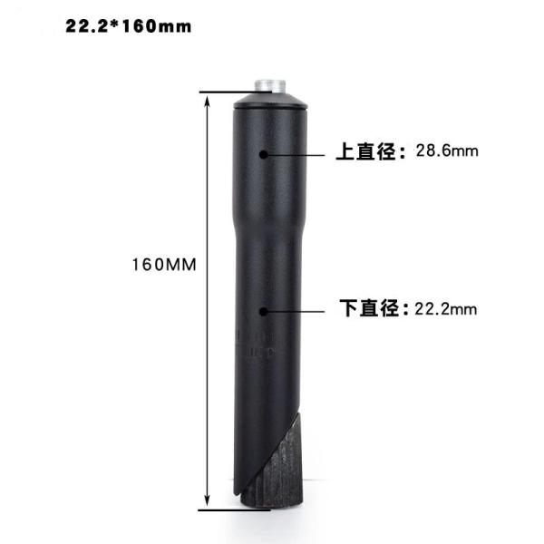 自転車 テム アダプター/アヘッド タイプ の ステム 変換 用コラム 1 1/8 "22.2mm ...
