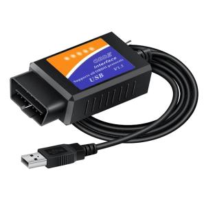 ELM327 OBD2 USB接続 スキャンツール 車故障診断機 車の状態を細かく診断するドクター A0328U｜choco-k