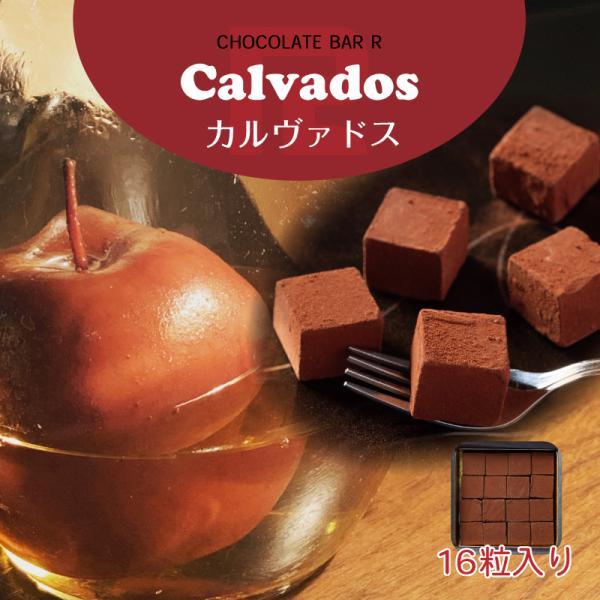 カルヴァドス ブランデー 生チョコレート 16粒入り ご自宅向けパッケージ トリュフ 洋酒 お酒 入...