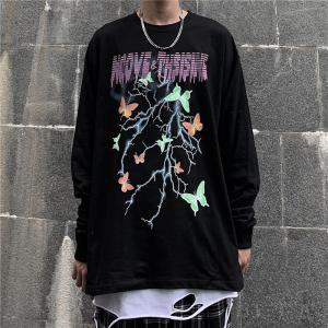 レディース メンズ 男女兼用 長袖 Tシャツ トップス ストリート系 春夏秋 大人 ダンス 衣装 コスチューム ヒップホップ 演出服 原宿系ファッション Z Chocooto 通販 Yahoo ショッピング