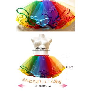 レインボーパニエ カラフルパニエ 即納 2枚ご...の詳細画像5
