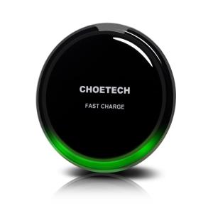 CHOETECH (10W Max)　Qi ワイヤレス急速充電器　光センサー搭載 あらゆるQiデバイスに対応 T518