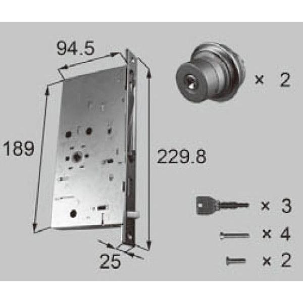 送料無料 8DL1277ST 新日軽 ハンドル クレセント 錠類 錠類・ハンドル・シリンダー UR ...