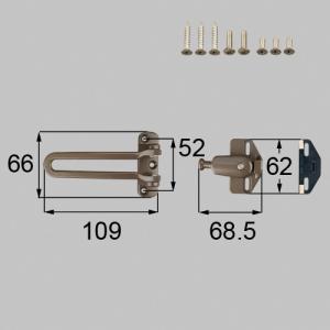 YKK AP YKK 玄関ドア 鍵交換 自分で 純正品 ドアガード（ヴェナート