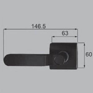 LIXIL（リクシル） ○送料無料 H8AAB0341 新日軽 門扉 錠・ハンドル