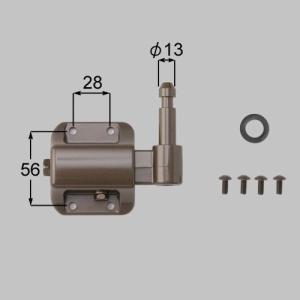 LIXIL（リクシル） 送料込み TOEX 門まわり 門扉 調整金具H（下）BK