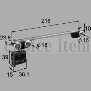 在庫有 MDU177B 送料込み LIXIL リクシル トステム 室内建具 上吊引戸 調整吊り車 吊車B 引込み戸用 MDV114 （10WL) 注：ピン位置218mm｜choice-item