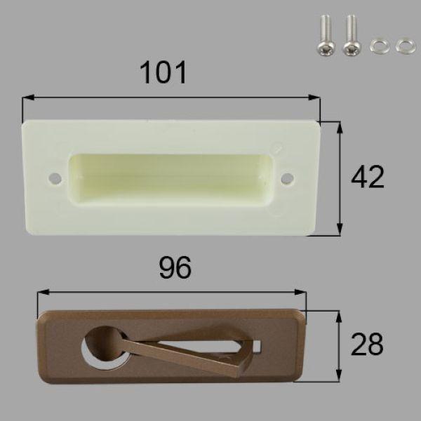 MZB234 送料込み LIXIL リクシル トステム 収納 床下収納 回転把手セット MZB234...