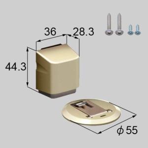 MZDZSD062 送料込み LIXIL リクシル トステム 室内ドア 用ドアストッパー床取付用 シャインニッケル色 MZDZSD062 （廃盤の為 梱包内容変更）