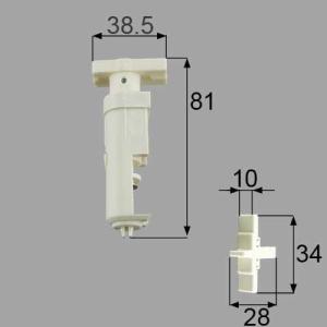NETDA00007  LIXIL リクシル トステム 浴室ドア ヒンジタイプ用