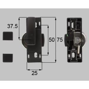 送料込み リクシル 新日軽 窓（サッシ） 引違い錠 錠（クレセント） S8CL1227(R・L）S 部品色：BL色